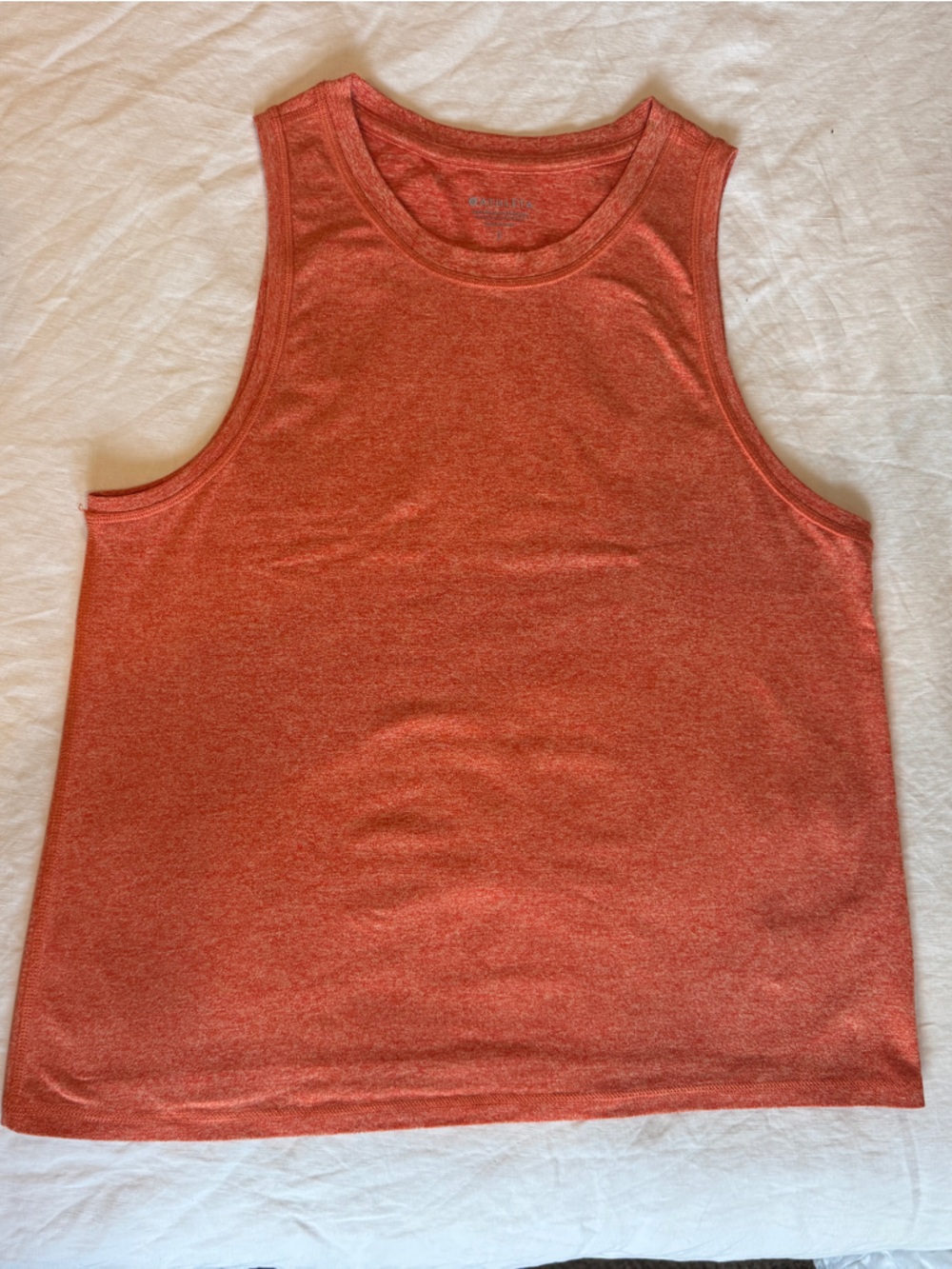 Athleta Orange Muscle Tank Size S